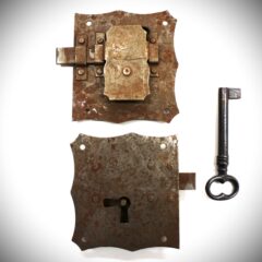 Serrure applique. rouillée 45mm Gauche